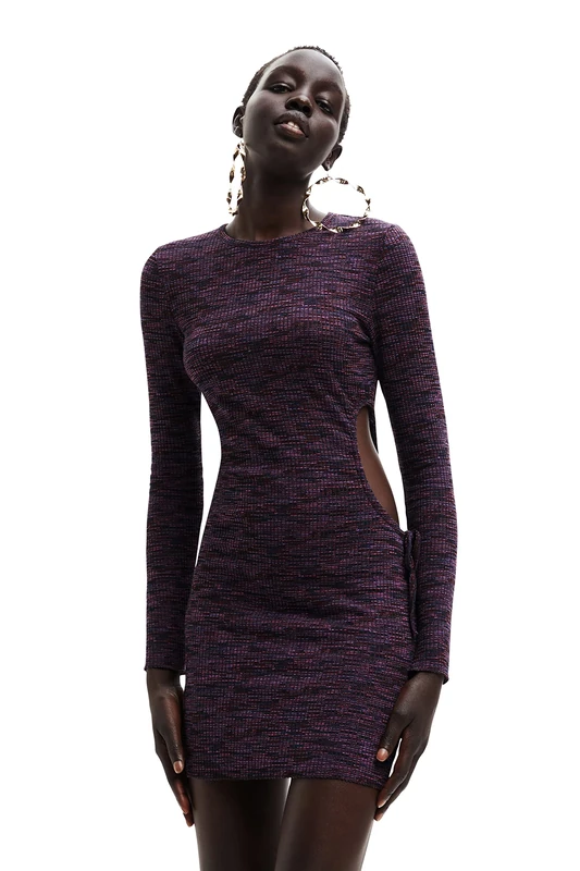 Desigual Women's Vest_Michi, 3040 Amberes/Pink Morado Casual Dress, Red, M