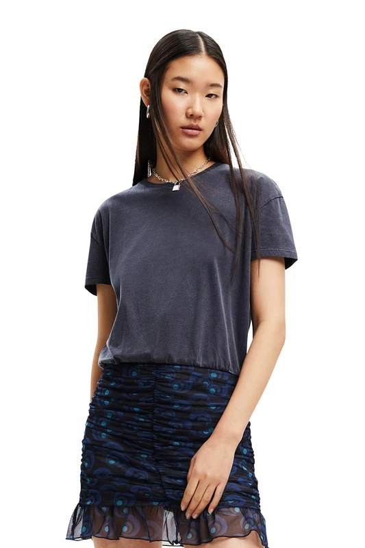 Desigual Women's Vest_bilba, 5000 Navy Casual Dress, Blue, X-Small