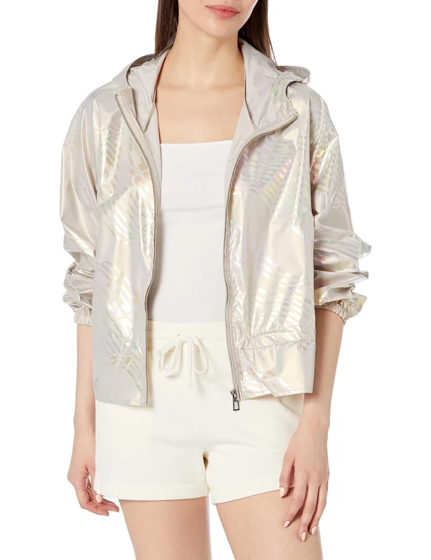 Desigual Padded Galactic Irredescent Sports Jacket 22WWEW50