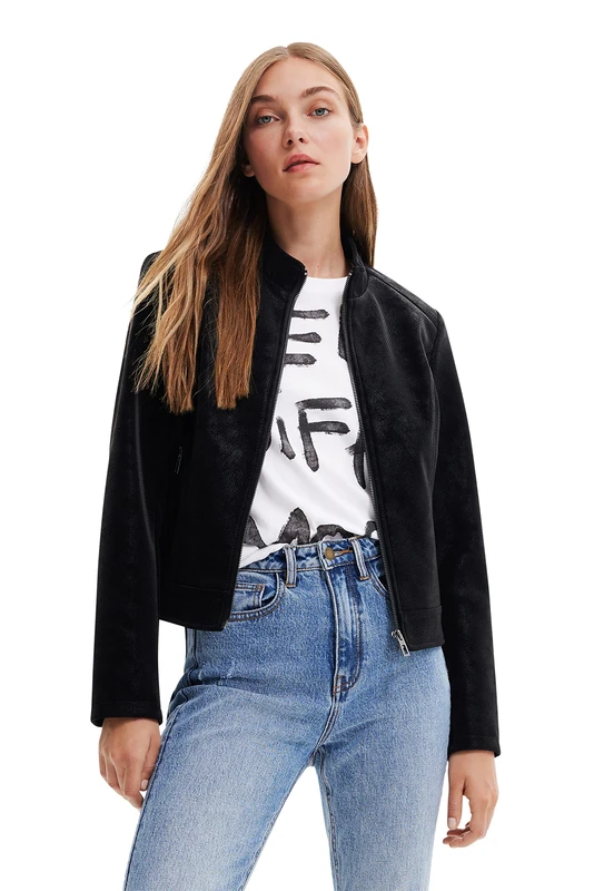 Desigual Las Vegas Suede Effect Jacket 22WWE62G AW22 New Season