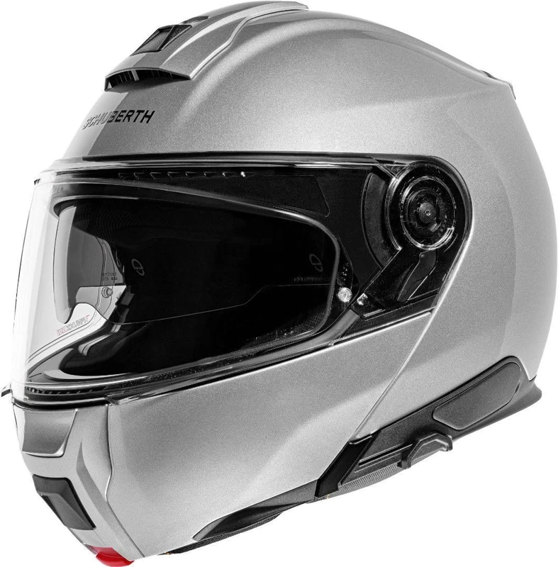 SCHUBERTH Unisex C5 Solid Ece Helmet, Glossy Silver, 61 XL EU - Image 1