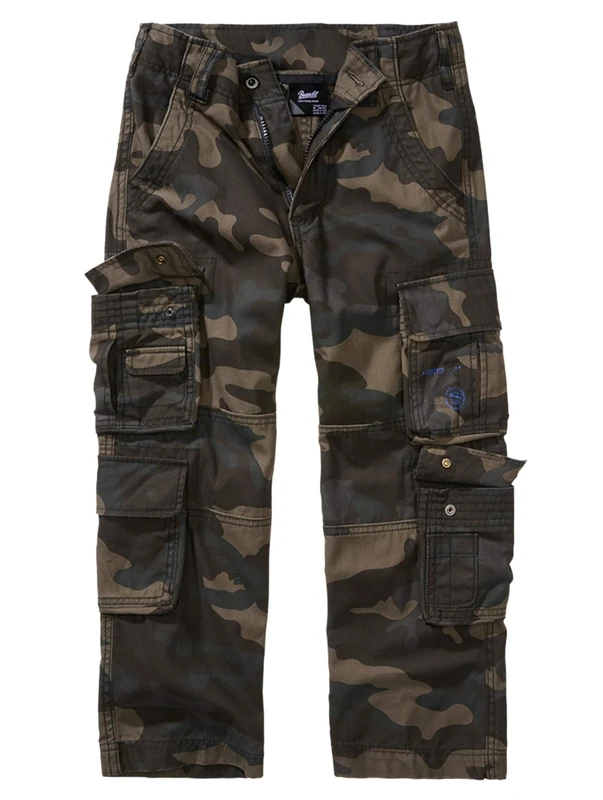 Brandit Kids Pure Vintage Pants, color: darkcamo, size: XXL170