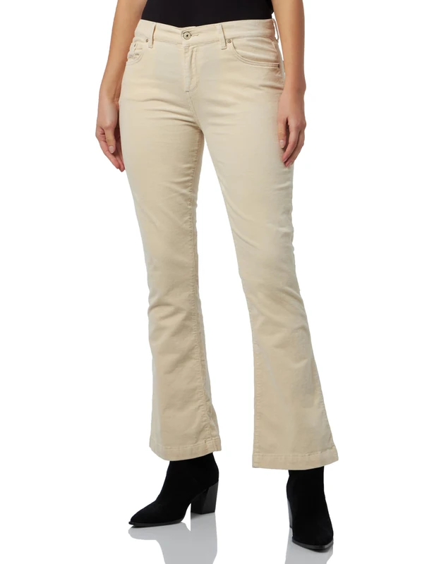 LTB Jeans Women's Fallon Corduroy Trousers, Pearl Corduroy Wash 54218, 25W/30L