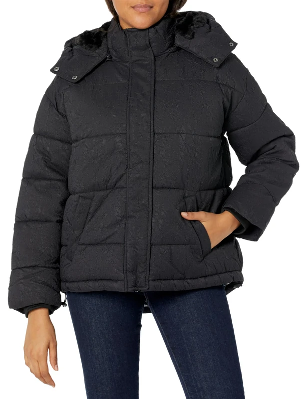 Desigual Padded Estocolmo Coat with Detachable Hood 22WWEW18