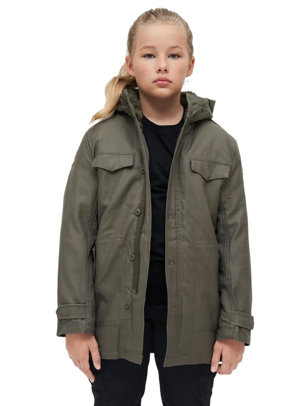 Brandit Kids BW Parka, color: olive, size: L 146 - Image 1