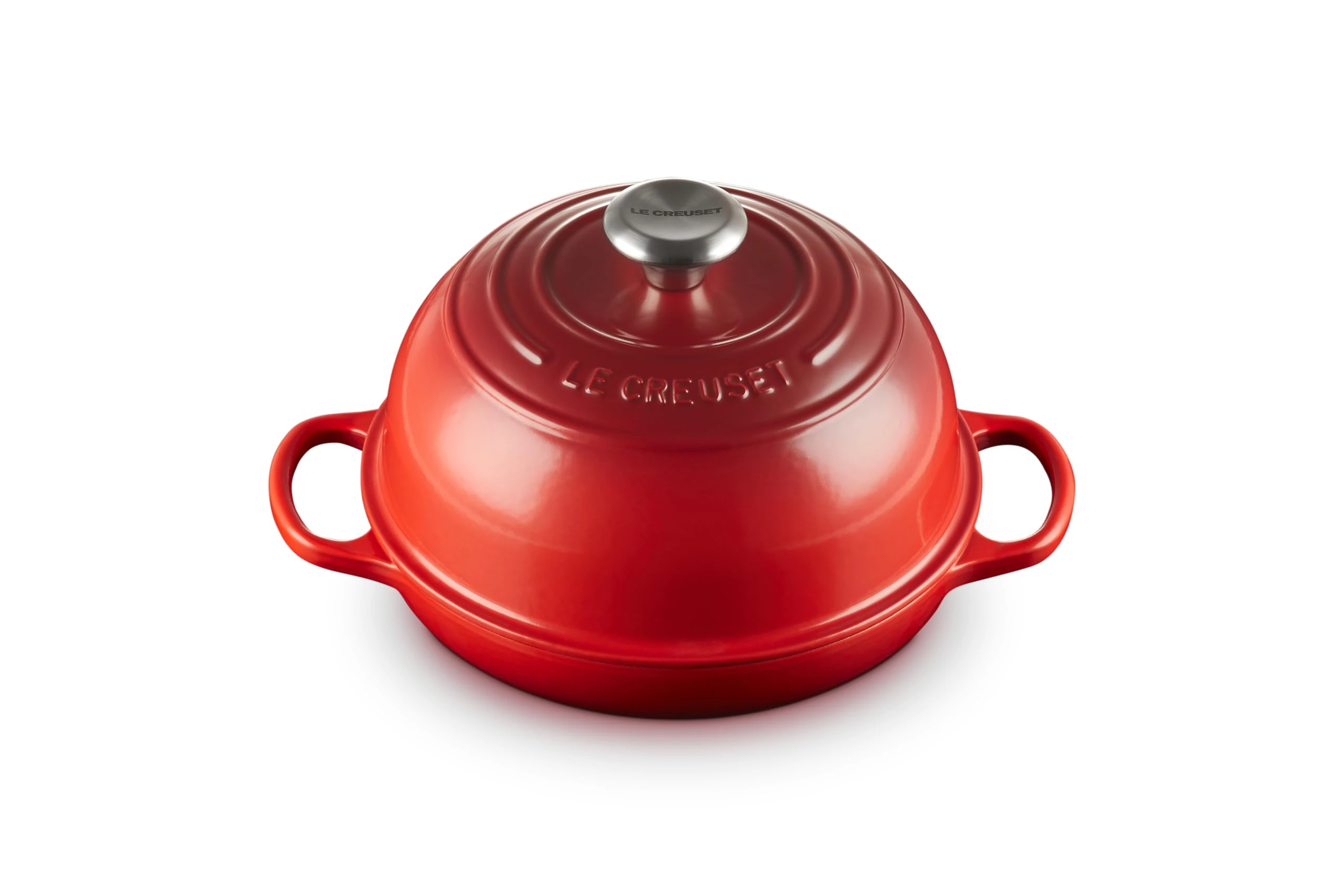 Le Creuset Signature Cast Iron Bread Oven, 24cm, Cerise, 21301240600430