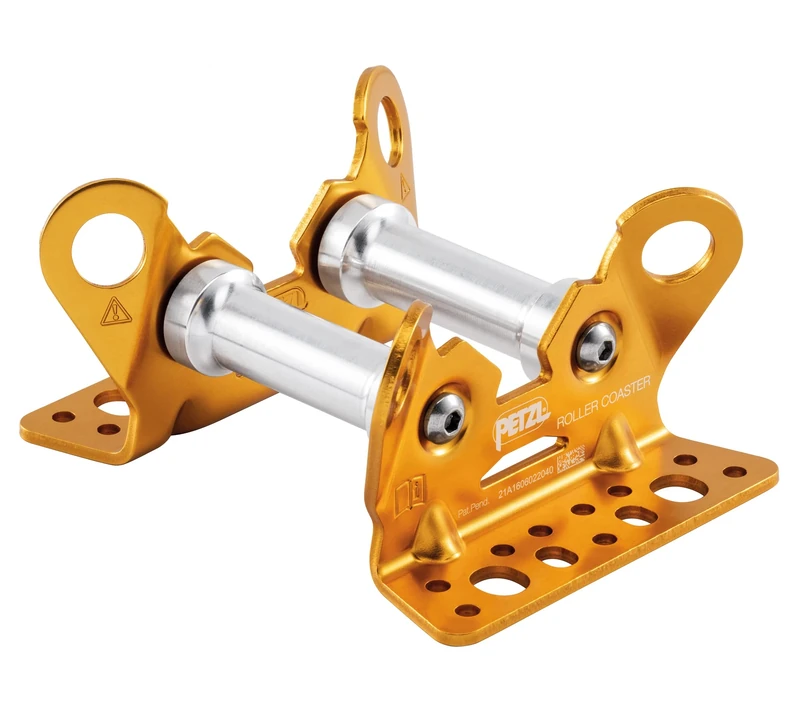 Petzl, Roller Coaster, Reversible Protection On Mobile Rope Bearings, Yellow, U, Unisex-Adult