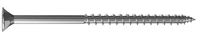 SWG Hox 175 916 100 67 Wood Screws 6 mm 100 mm T-Profile Stainless Steel A2 Pack of 50 - Image 1