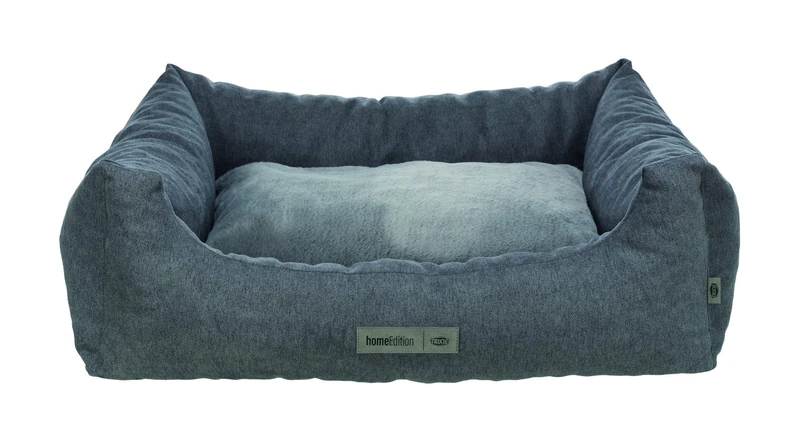 TRIXIE Liano bed for dogs, square, 80 × 60 cm, grey - 37981