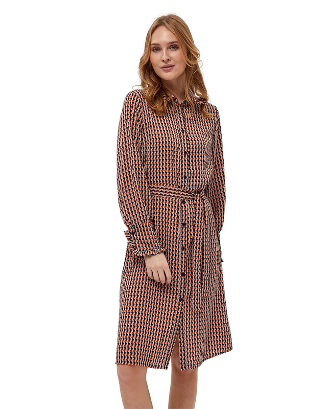 Desires Women's Janika Dress 5000P Redwood Print XXL