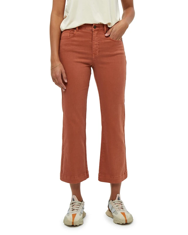 Desires Women's Florence Fivepocket Cropped Colour 5000 Redwood 20
