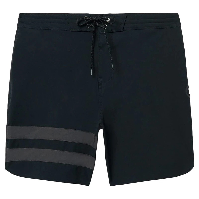 Hurley Mens Phntm Blck Prty Rngd 18 Board Shorts, Black, 30 EU