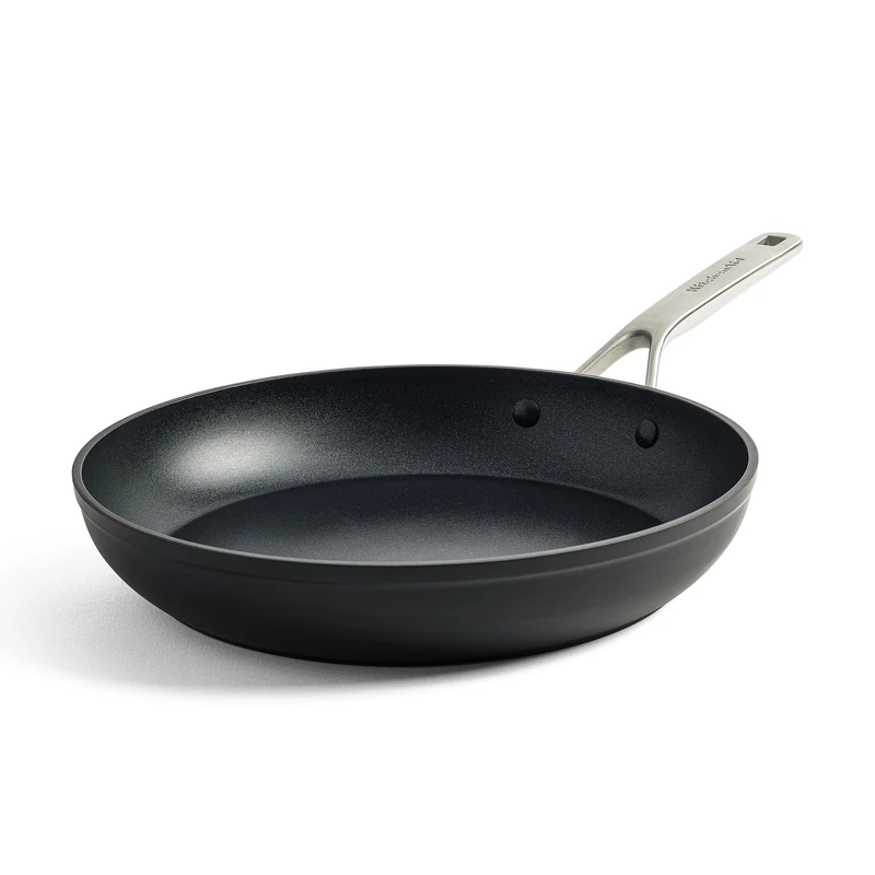 KitchenAid Forged Hardened Hard Anodized PFAS-Free Ceramic Non-Stick, 28 cm Frying Pan, Induction, Oven Safe,Black - Image 1