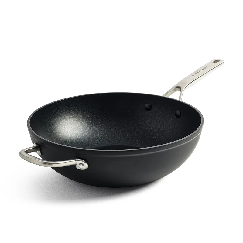 KitchenAid Non-Stick 30cm Wok With Helper Handle