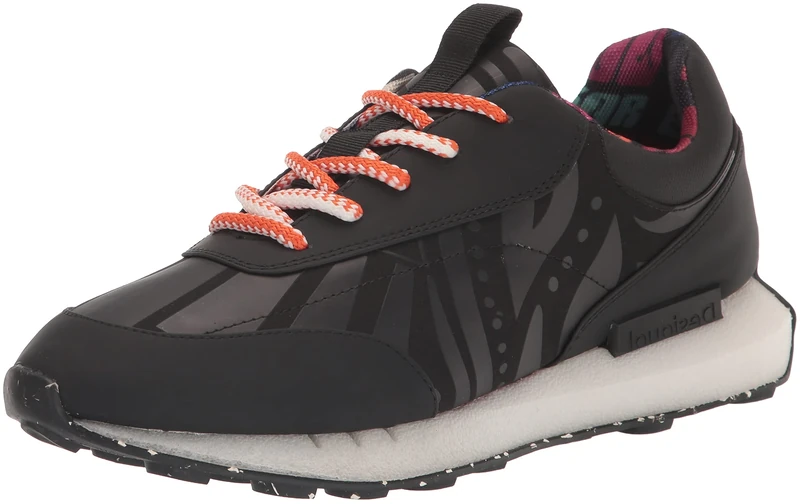 Desigual Women's Shoes_Jogger_Retro 2000 Black Sneaker, 7.5 UK