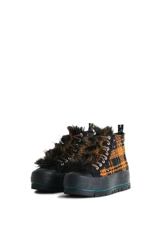 Desigual Women's Shoes_Crush_yeti 9019 Tutti Fruti Sneaker, Material finishes, 6 UK