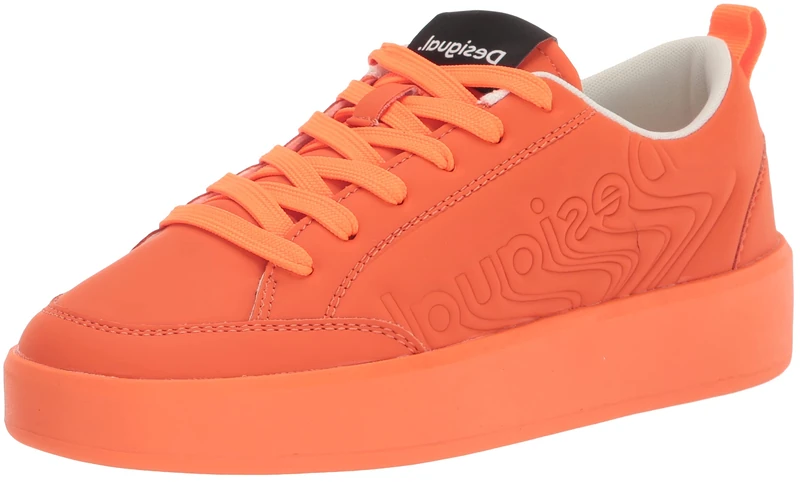 Desigual Women's Shoes_Fancy Colour 7002 Orange Sneaker, 7.5 UK