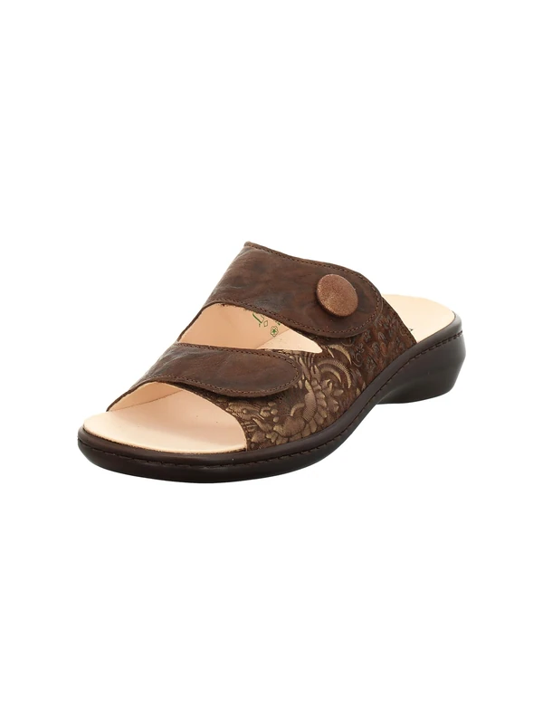 Think! Women's Camilla Chrome-Free Tanned Interchangeable Footbed Mule, 3000 Cocoa Combi, 9 UK - Image 1