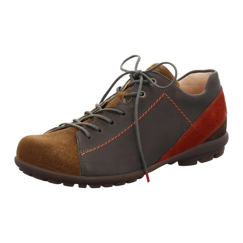 Think! Men's Kong Chrome-Free Tanned Sustainable Replaceable Footbed Lace-up Shoes, 3000 Wood Estate, 7.5 UK
