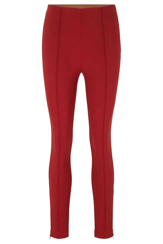 BOSS Women's C_tashani Trousers, Medium Red, 8