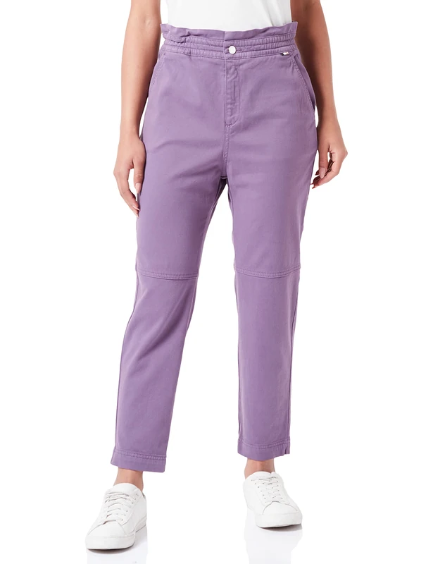 BOSS Women's Tasina1-d Trousers, Medium Purple, 6