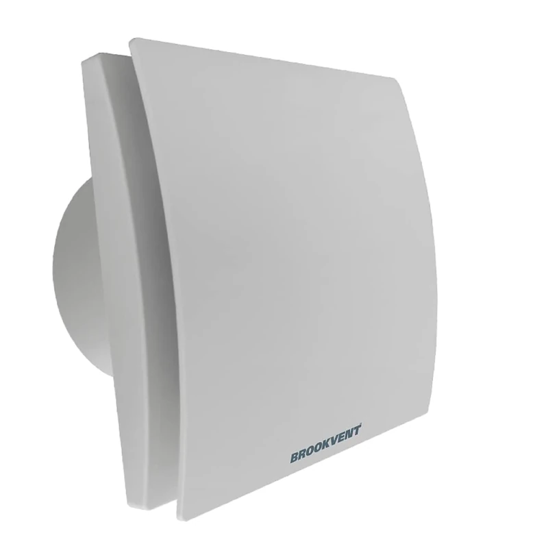Brookvent Airstream XE+ 150T Bathroom Extractor Fan – 150mm/6 | 70 l/s Airflow | Low Energy 24W | IPX4 Rated | Quiet Operation | Wall & Ceiling Mount | 2-Year Warranty (150mm, Timer)