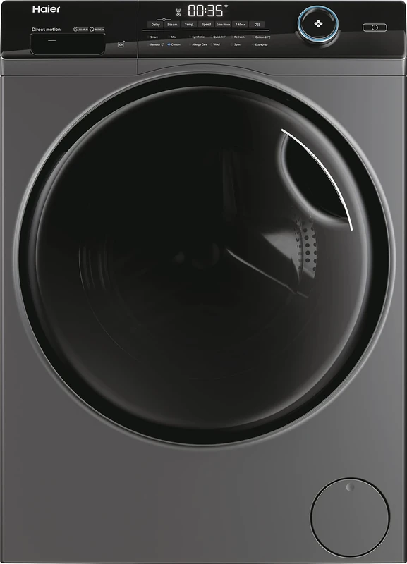 Haier i-Pro Series 5 HW80-B14959S8TU1 8kg Washing Machine with 1400 rpm - Anthracite - A Rated