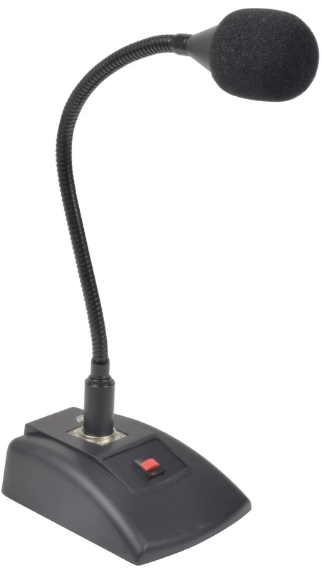 Adastra COM41 | Dynamic Desktop Paging Microphone, Black - Image 1