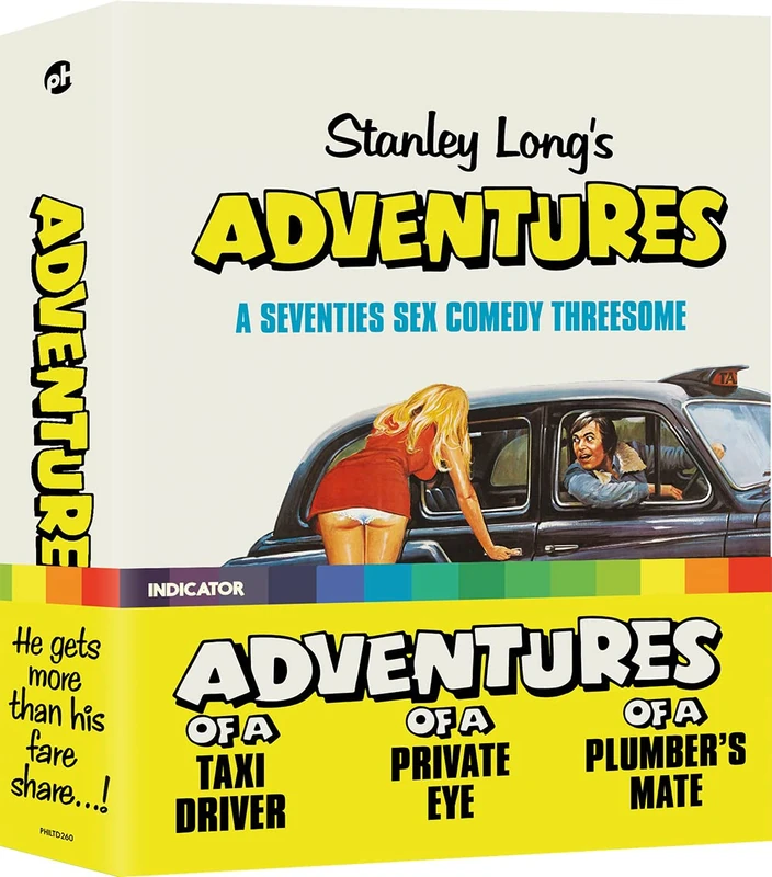 Stanley Long's Adventures: A Seventies Sex Comedy Threesome (UK Limited Edition) [Blu-ray] [2022] [Region Free] - Image 1