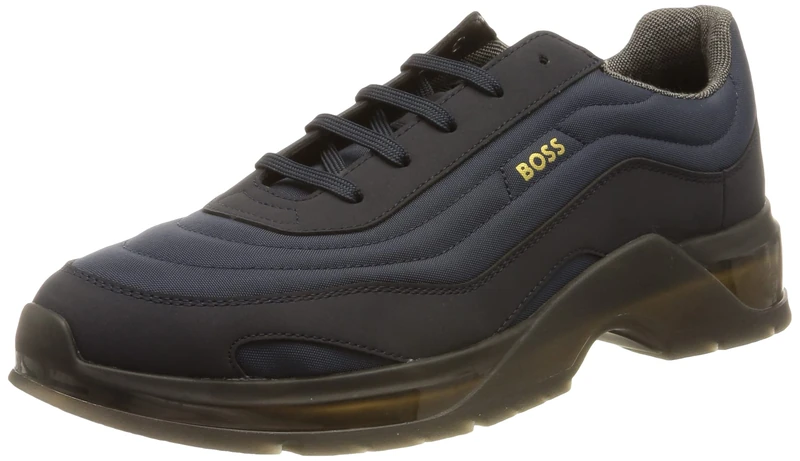 BOSS Netroit_Runn_nyml Men's Trainers, Dark Blue407, 5 UK