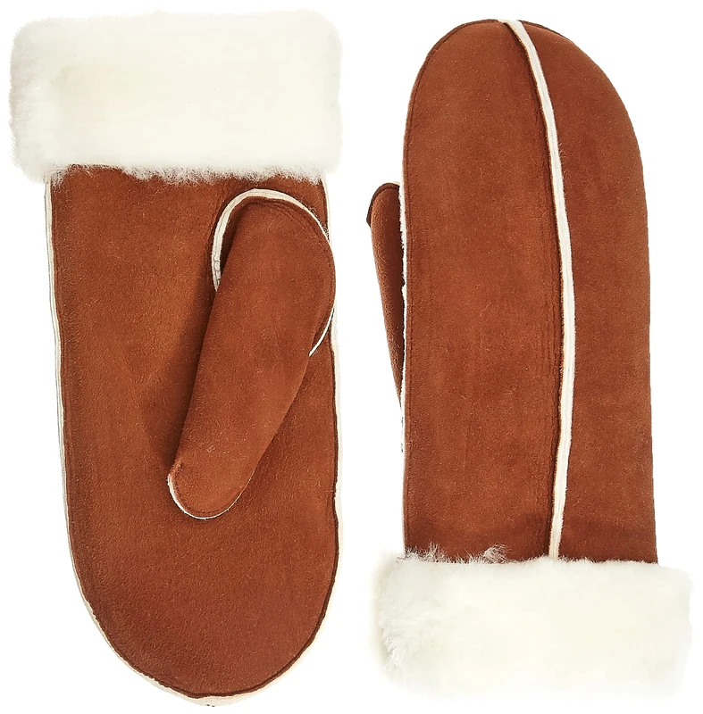 BOSS Women's Gashearli Gloves, Medium Brown219, 8 - Image 1