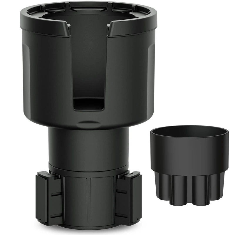 Swigzy Car Cup Holder Expander Adapter (Long Base Version) - Fits Hydro Flask, Yeti, Nalgene, Large 32/40 oz. Bottles & Big Drinks - Image 1