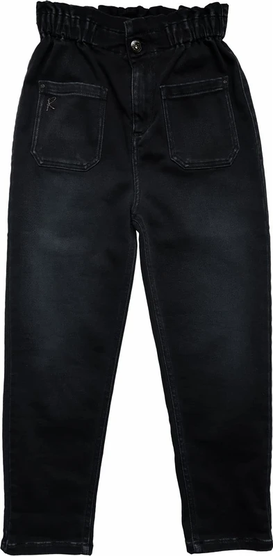 REPLAY Girl's Sg9381 Jeans, 098 Black, 16 Years