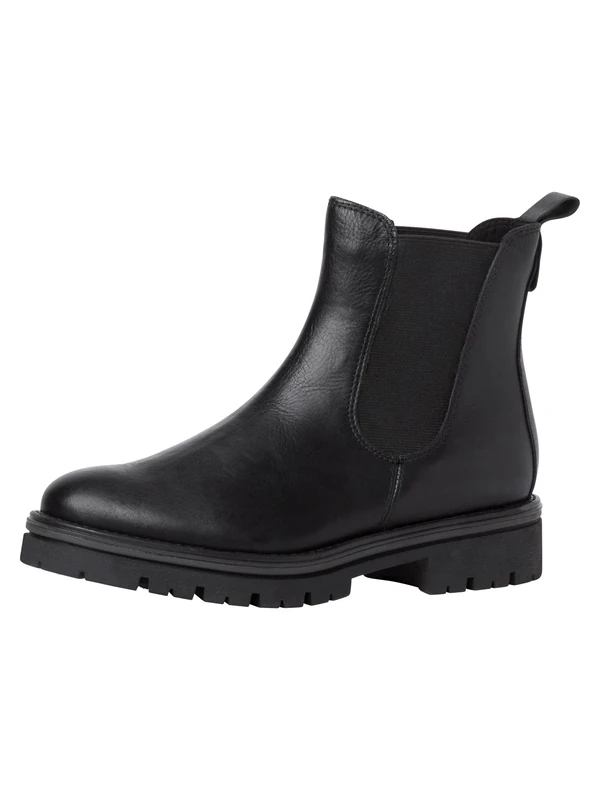 Marco Tozzi 2-2-25436-29 Women's Chelsea Leather Boot, Black, 6 UK - Image 1