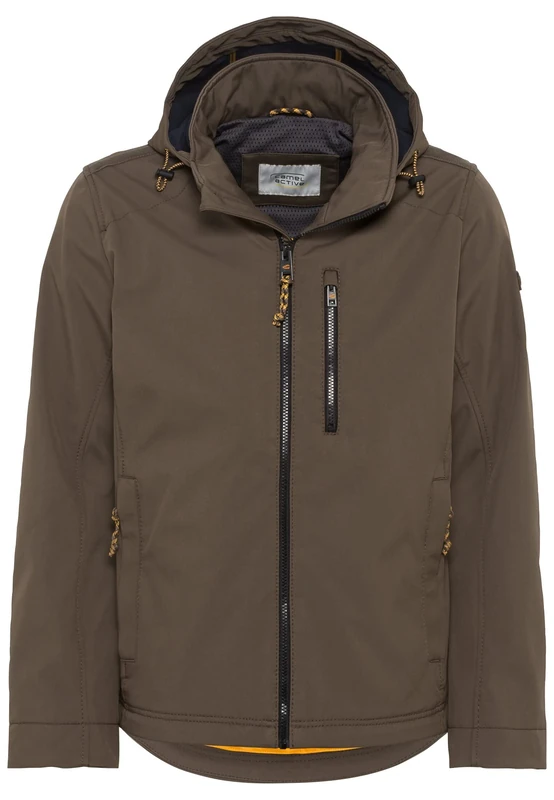 camel active Men's 430950/8O22 Blouson, Dark Brown, 31