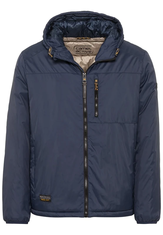 camel active Men's 430080/8U99 Blouson, Night Blue, 66