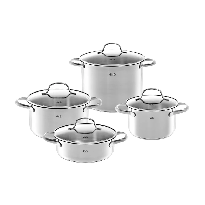 Fissler San Francisco 4-Piece Steel Saucepan Set - Induction Ready