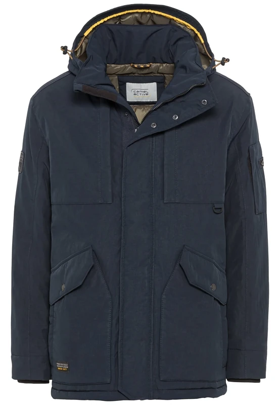 camel active Men's 420074/8U93 Jacket, Night Blue, 54