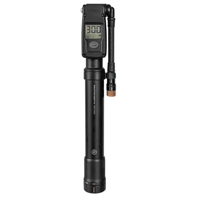 Topeak Mountain Digital 2 Stage Mini Pump One Size