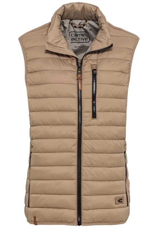 camel active Men's 460210/8E52 Vest, Wood, 50