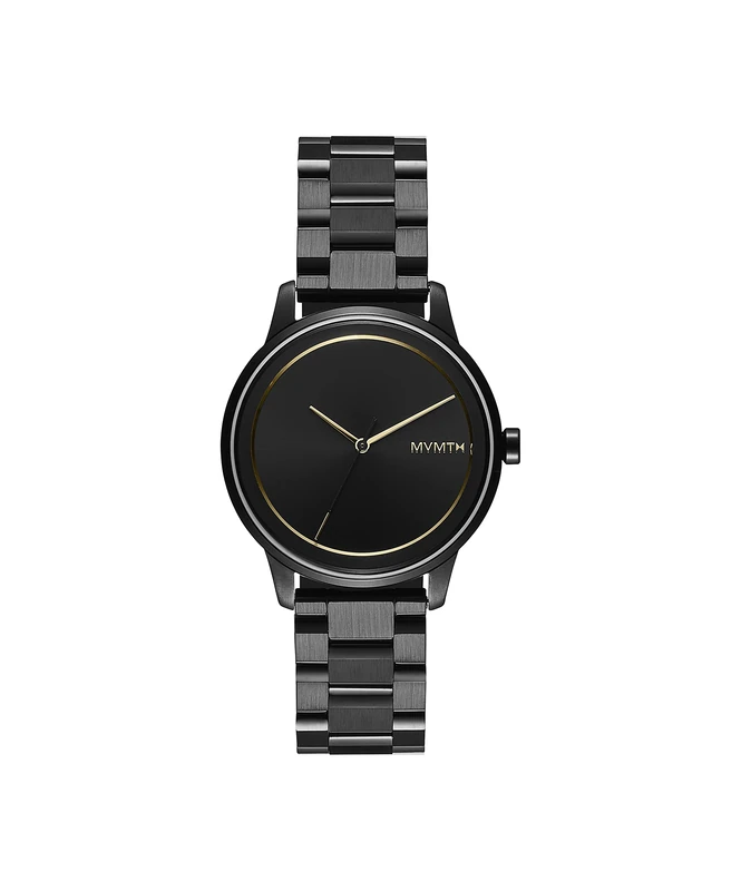 MVMT Analogue Quartz Watch Unisex with Black Stainless Steel Bracelet - 28000187-D