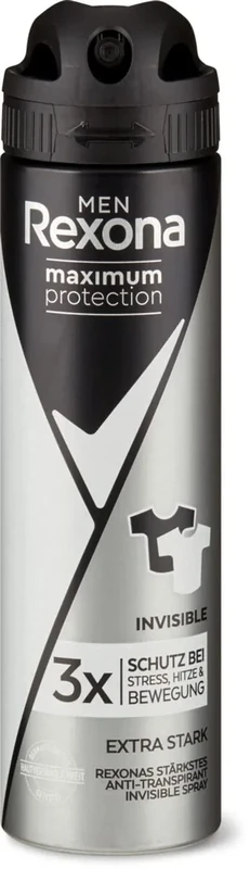3 x Rexona Men Maximum Protection Anti Transpirant Spray Invisible extra stark