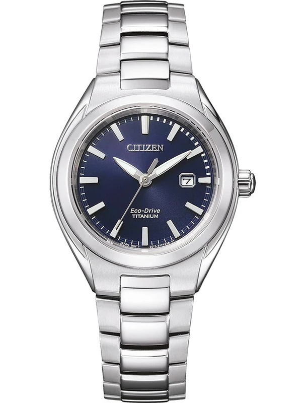 Citizen Women's Analogue Eco-Drive Watch with a Titanium Strap