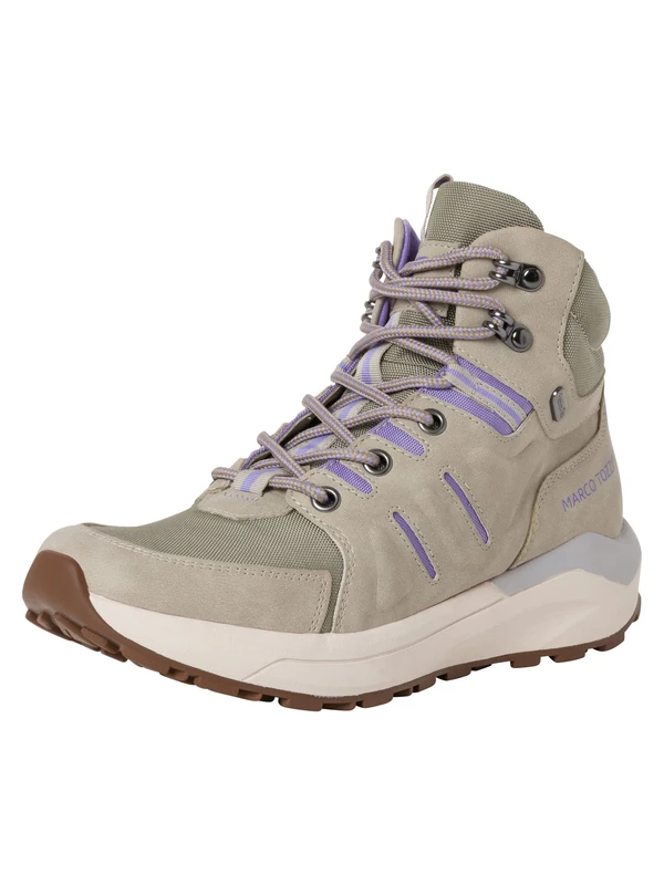 MARCO TOZZI Women's 2-2-25726-29 Trainers, Taupe, 8 UK