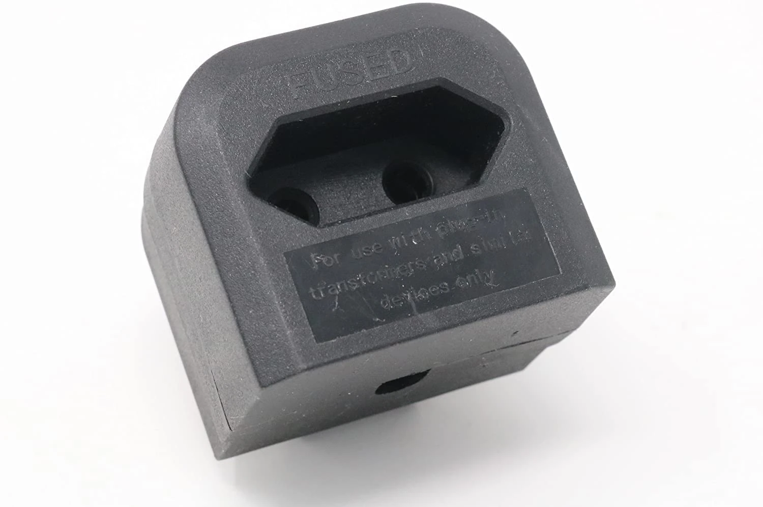 INSPIRETECH Euro to UK Converter. 2 Pin European Power Supply to 3 Pin UK Plug European to UK Adapter (Black)