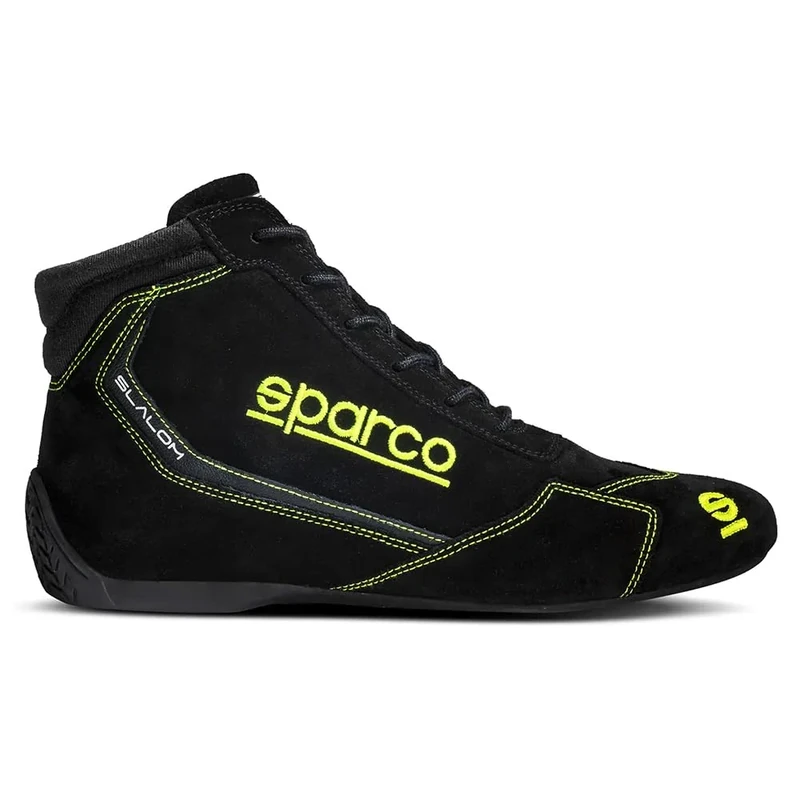 Sparco Slalom Ankle Boots 2022 Size 45 Black/Yellow, Unisex Adult Boots, Standard, EU