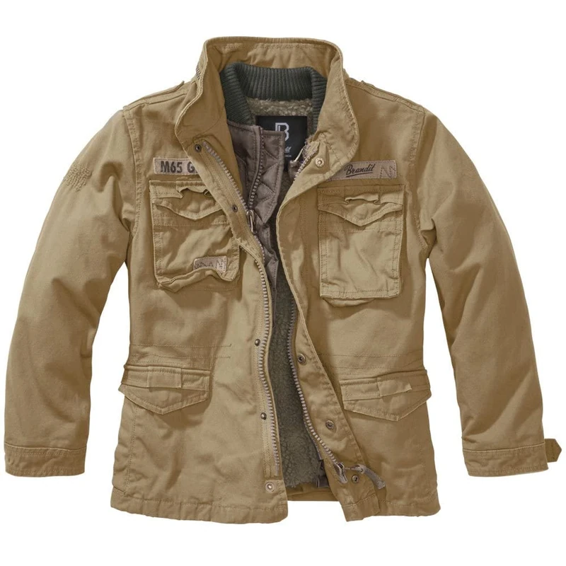 Brandit Kids M65 Giant Jacket, color: camel, size: XL 158