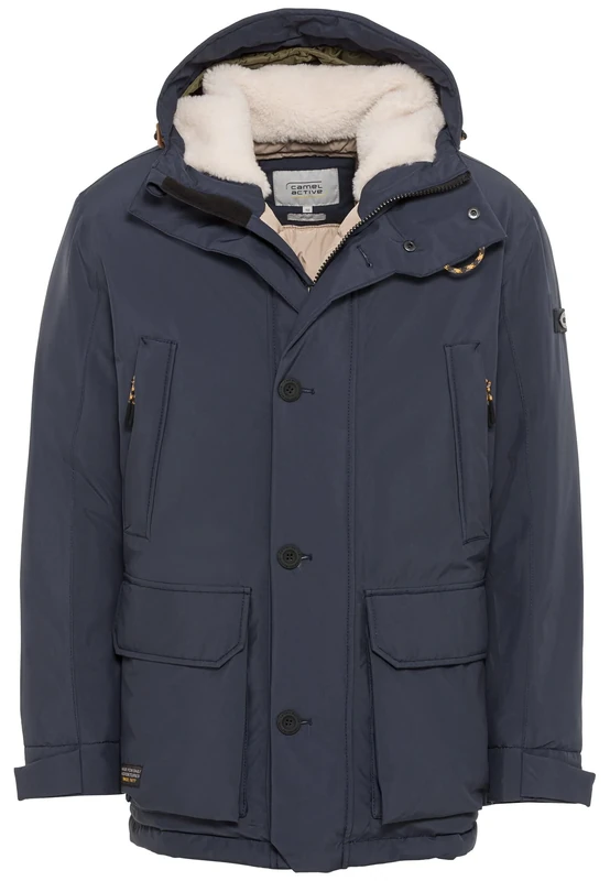 camel active Men's 420954/8E75 Jacket, Night Blue, 52
