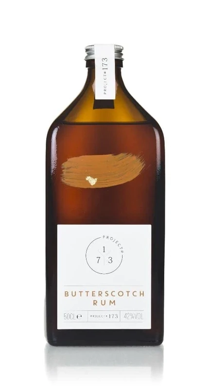 Project #173 Butterscotch Flavoured Rum | 42%, 50cl | Caribbean Rum | Rich, Creamy, Sweet Butterscotch Notes | Over Ice or in a Cocktail
