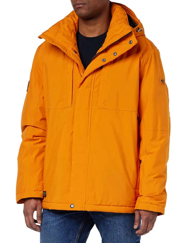camel active Men's 420224/8E75 Jacket, Desert Orange, 48